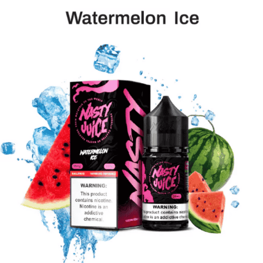 نكهة ناستي بطيخ ايس Nasty Juice Watermelon ICE Salt - صورة 1