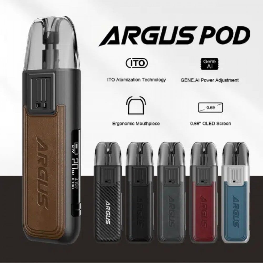 جهاز سحبة ارجوس بود من فوبو ARGUS Pod System Kit 20W by Voopoo - صورة 1