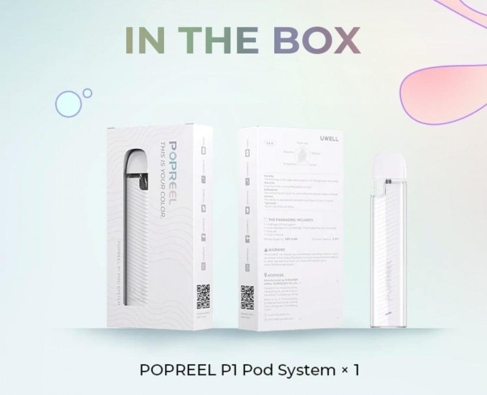 سحبة سيجارة بوبريل بي ون من يو ويل UWELL POPREEL P1 Pod System - Image 4