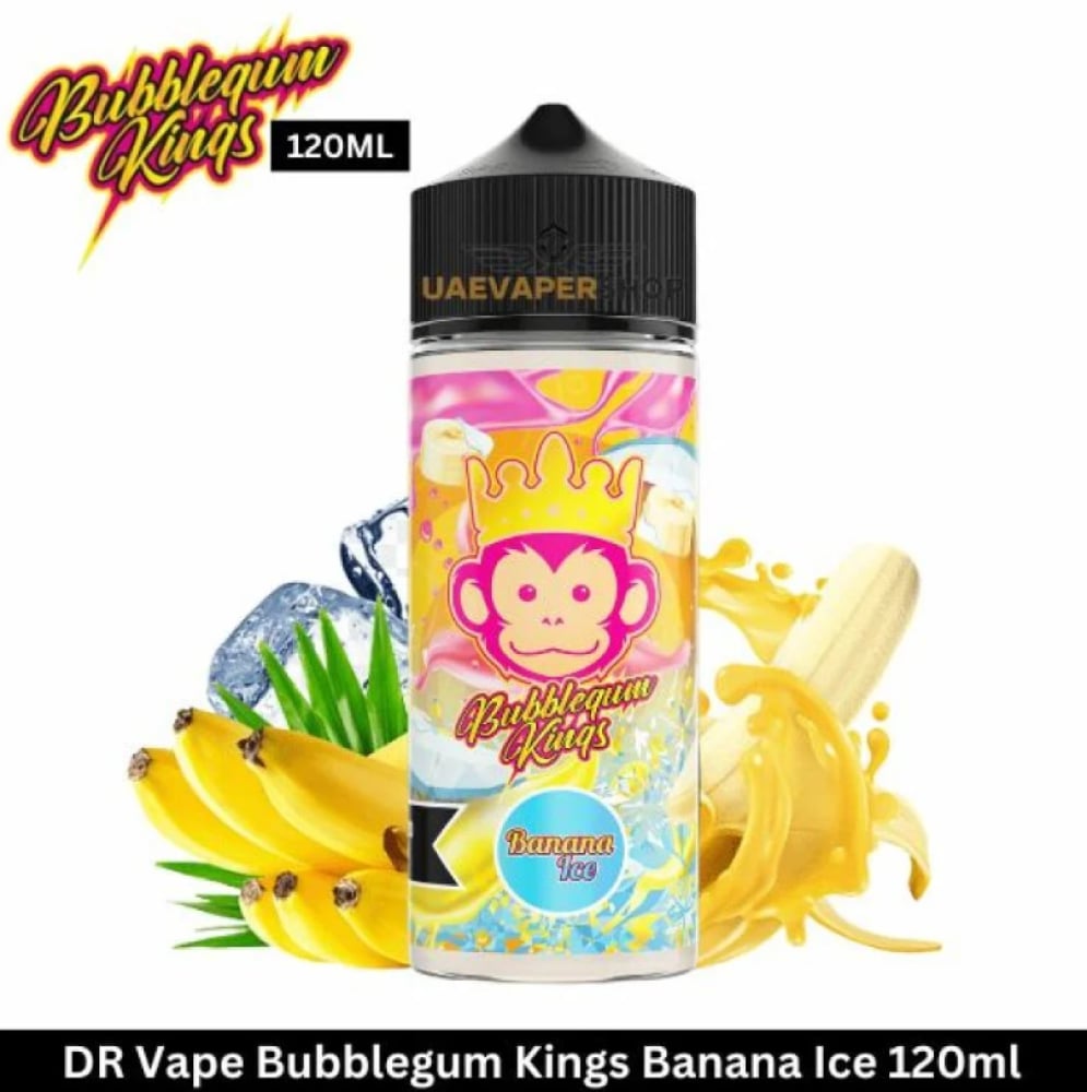 نكهة فيب ملك العلك موز ايس 120 مل Bubblegum Kings Banana ICE vape - Image 1