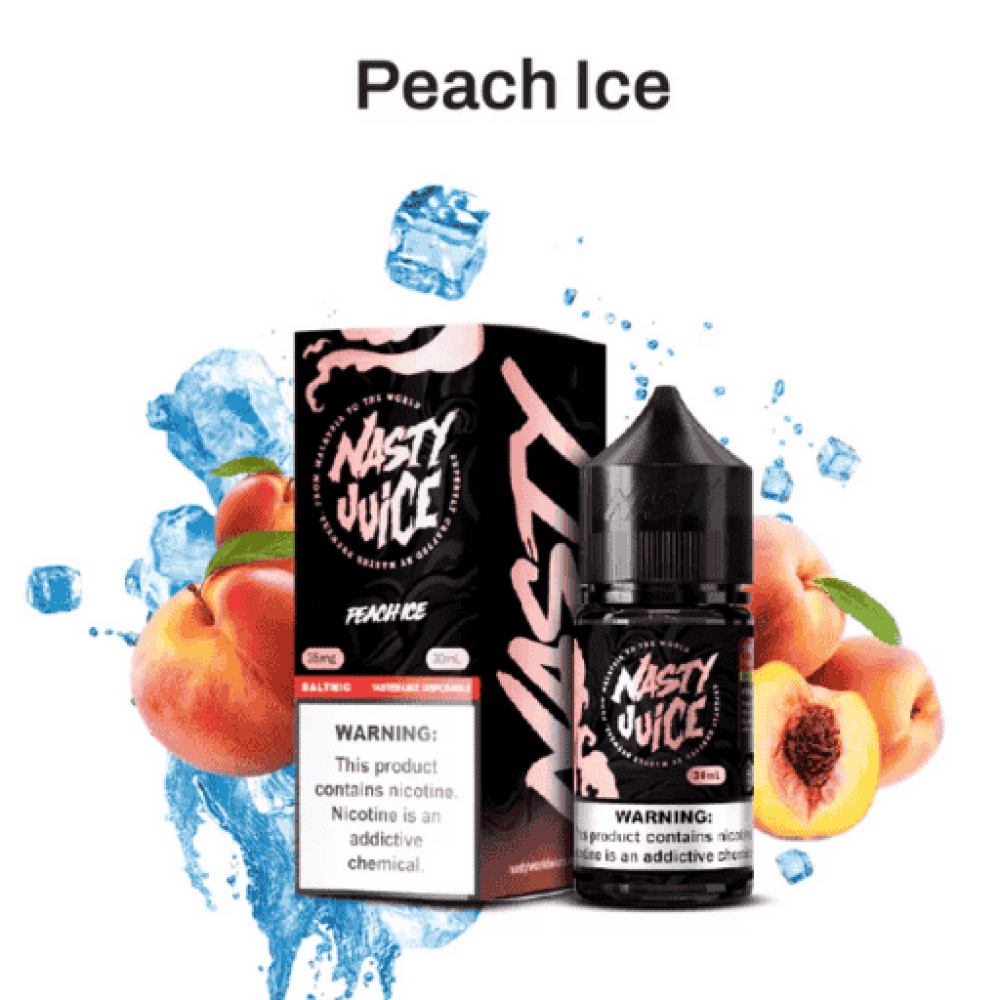 نكهة ناستي خوخ ايس Nasty Juice Peach ICE Salt - صورة 1