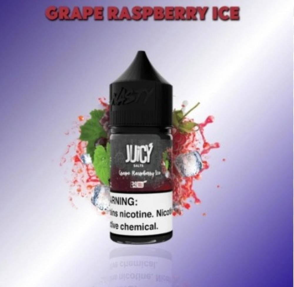 نكهة سولت جوسي عنب توت ايس - Juicy Grape Raspberry ICE Salt - صورة 1