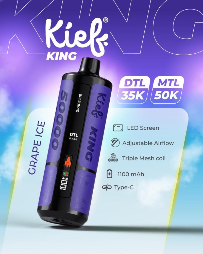 شيشة كيف كينق 50 الف موش - Kief King 50k Puffs - Image 2