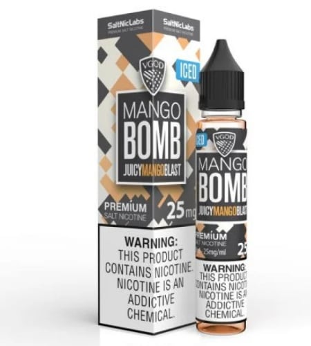 نكهة سولت قنبلة المانجو البارد Bomb Mango VGOD ICED - Image 1