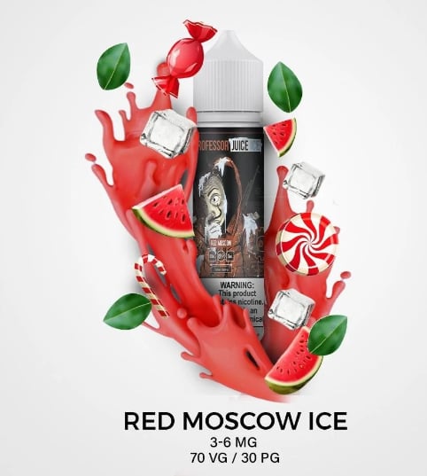 بروفيسور جوس ريد موسكو بطيخ ايس PROFESSOR JUICE RED MOSCOW ICE - Image 1
