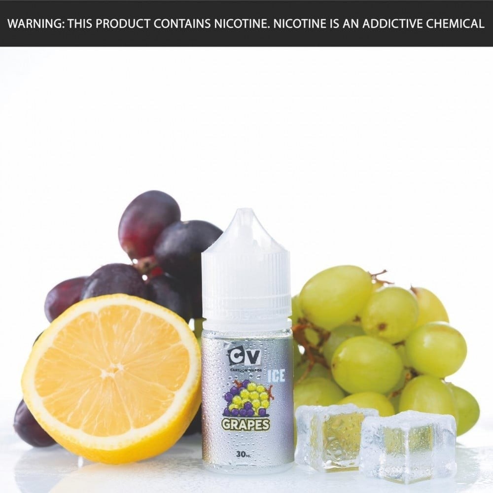 نكهة سولت العنب الأزرق مع قطع الثلج الباردة CV – Mega Grape ICE - صورة 1
