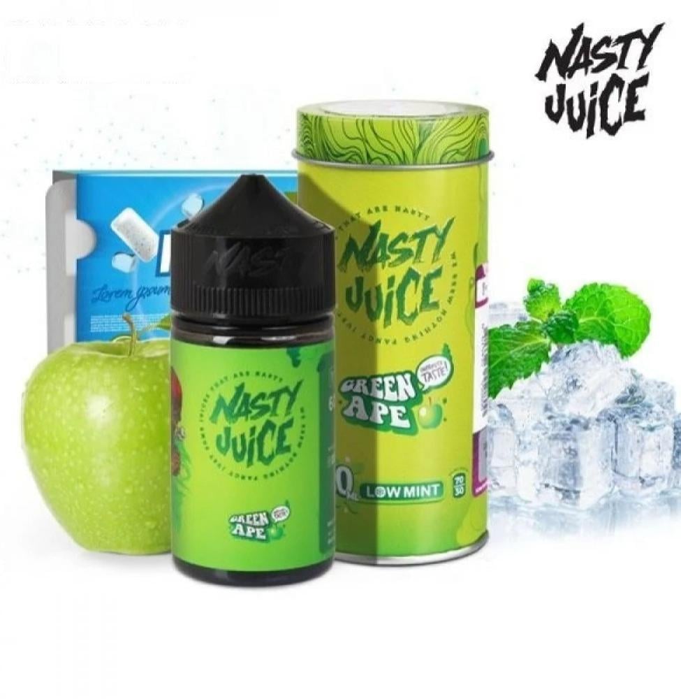 نكهة فيب ناستي تفاح أخضر Nasty Green Ape Vape - Image 2