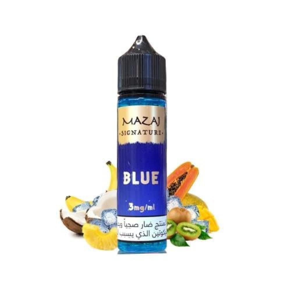 نكهة مزاج سيجنتشر بلو فاكهة استوائية ايس 60 مل Mazaj Signature Blue ICE 60ML - Image 1