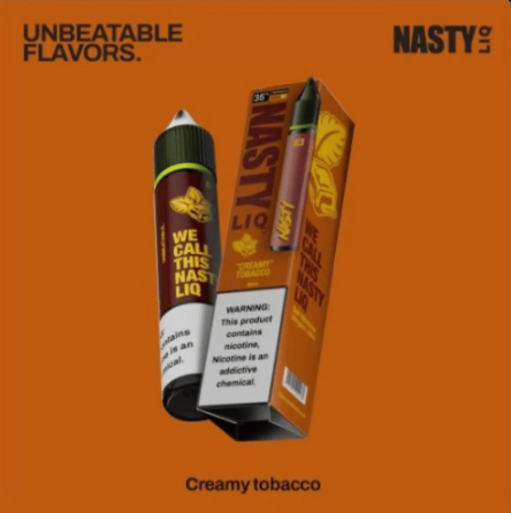 نكهة ناستي كريمة توباكو Nasty Liq Creamy Tobacco - صورة 3