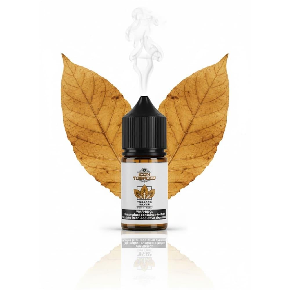 نكهة توباكو سلفر من ايكون فيبر سولت نيكوتين ICON VAPER - Image 1