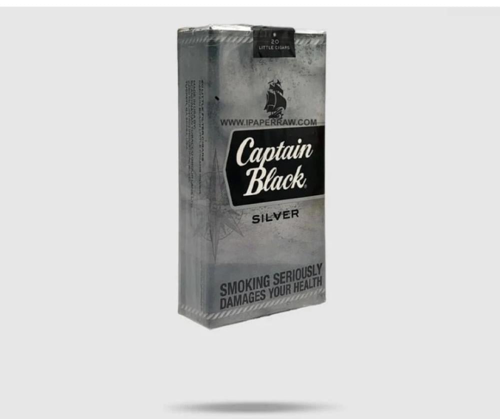 دخان كابتن بلاك سلفر CAPTAIN BLACK SILVER - Image 1
