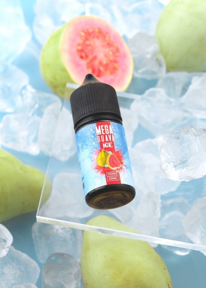 نكهة سولت جوافة بارد ايس من ميجا Mega Guava Ice Salt - صورة 2