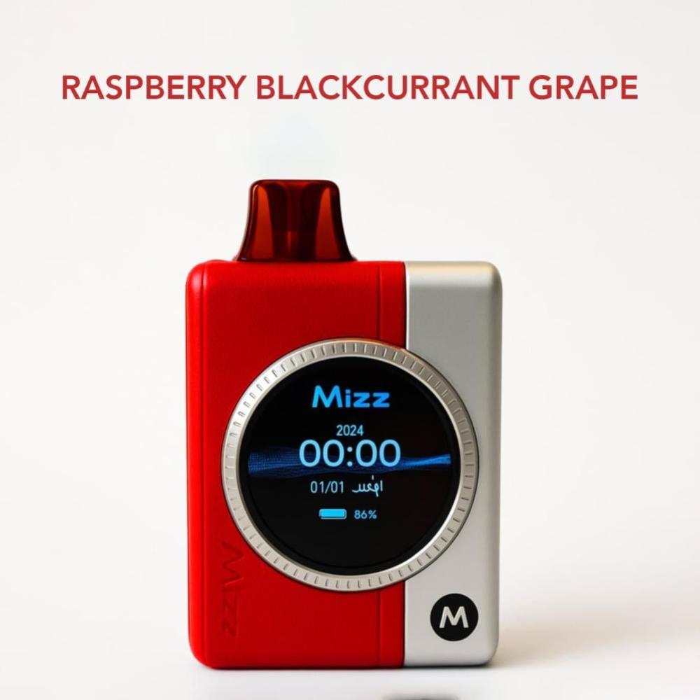 بودات مز ام ون 18000 موشة توت احمر كشمش اسود عنب MIZZ M1 POD 18000 PUFFS RASPBERRY BLACKCURRANT GRAPE - Image 1