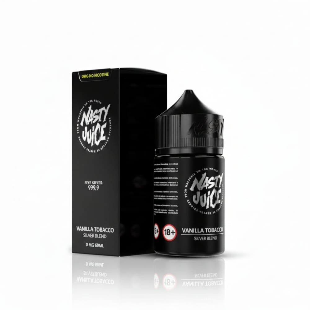 NASTY Silver نكهة فيب فانيلا توباكو سلفر بليند من ناستي - صورة 1