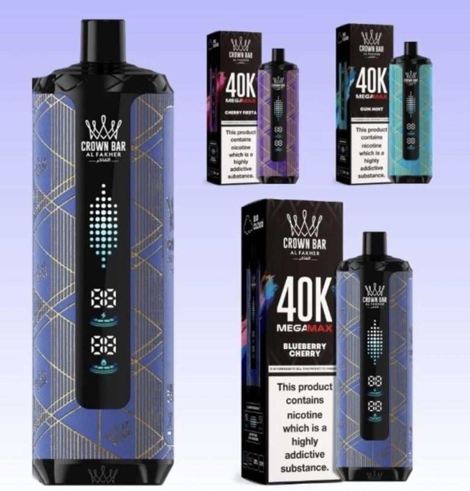 شيشة الفاخر كراون بار ميجا ماكس 40000 سحبة Al Fakher Mega Max 40K - Image 6