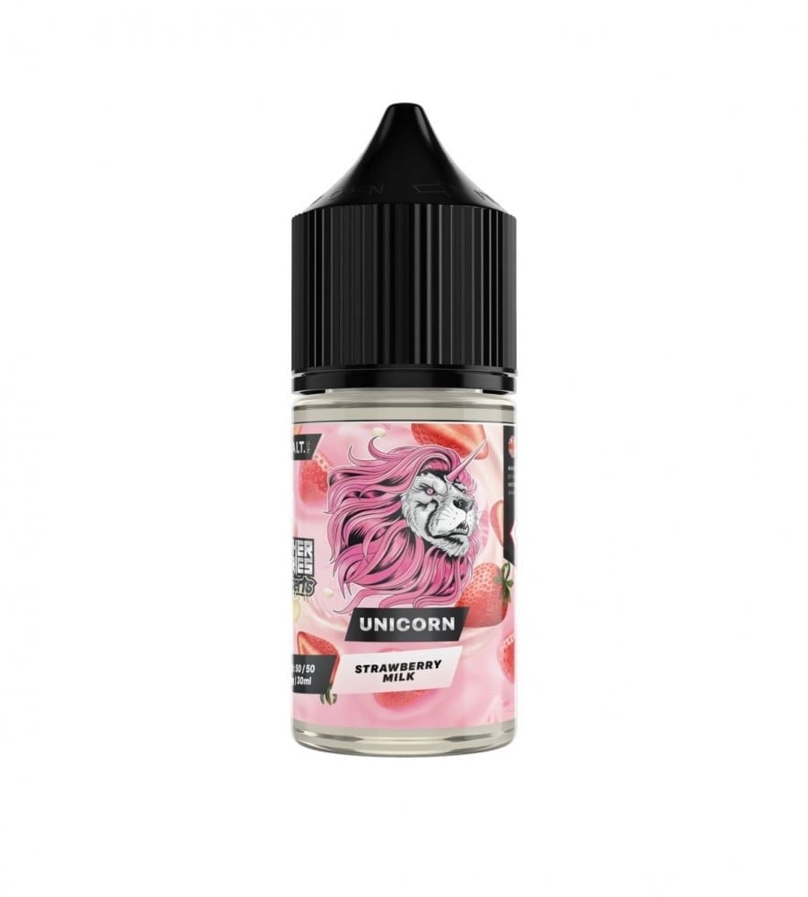 نكهة سولت بينك بانثر يونيكورن حليب فراولة -Pink Panther Unicorn Strawberry Milk - صورة 1