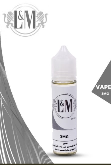 نكهة فيب دخان ال ام سلفر رصاصي 60 مل - L&M Silver Vape LM 60ml - Image 1