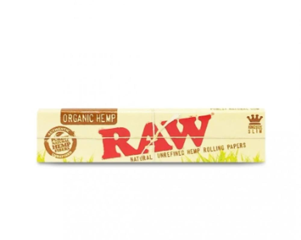 ورق راو اورجانك حجم ملكي كبير RAW ORGANIC HEMP KING SIZE SLIM - صورة 1