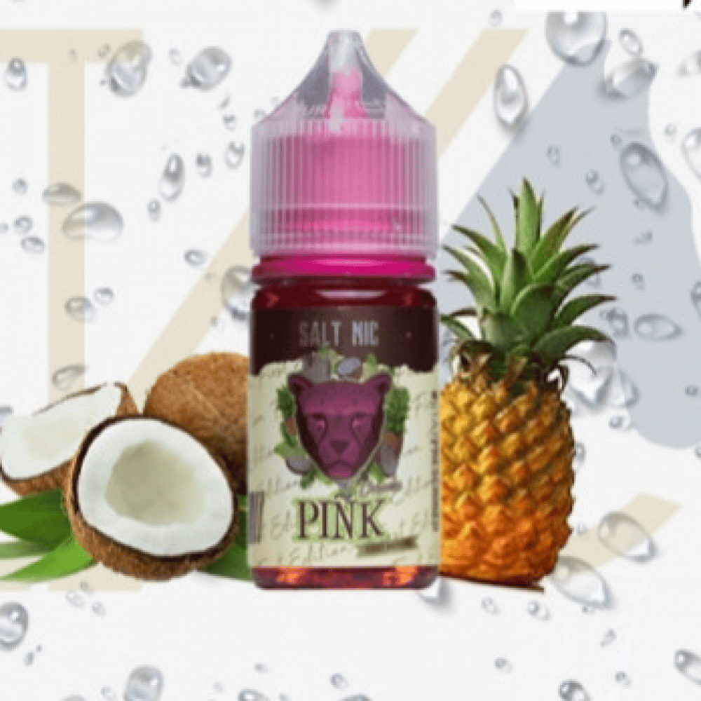 نكهة سولت النمر الوردي فاكهة استوائية بنكهة جوز الهند DR. Vapes Pink Panther COLADA salt - Image 1