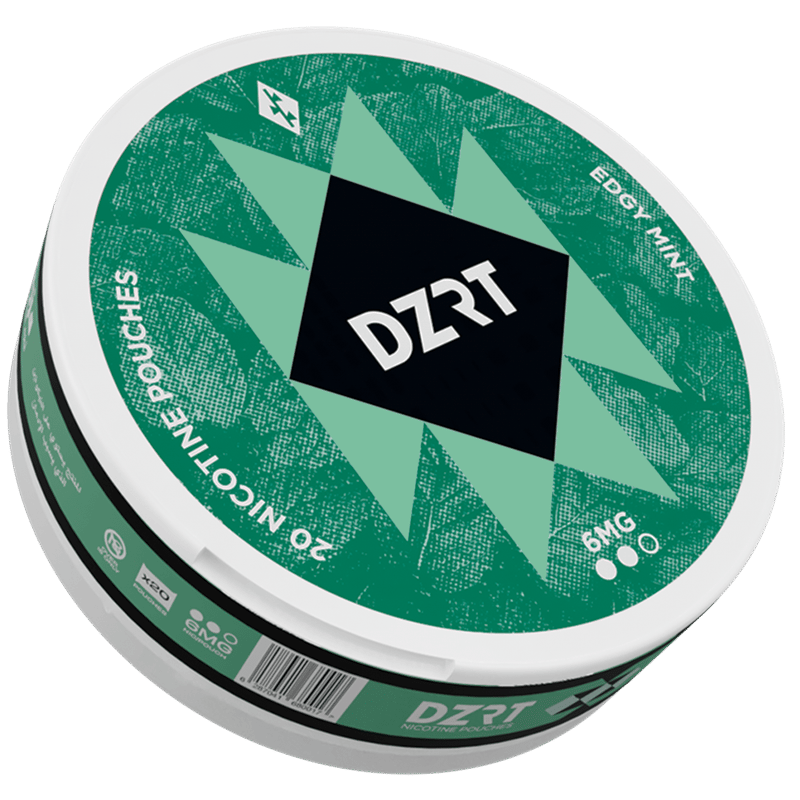 دزرت ايدجي منت نعناع اظرف نيكوتين DZRT Edgy Mint Nicotine pouches - Image 1
