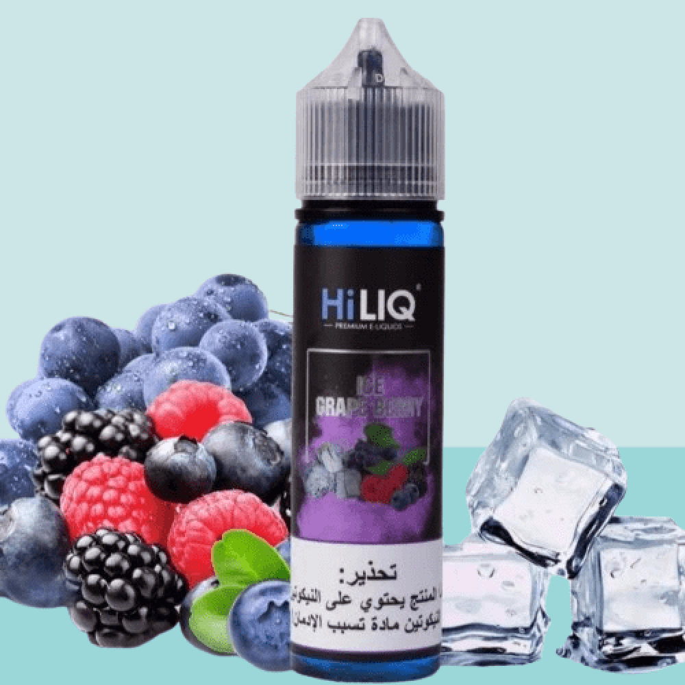 نكهة هاي ليك بطعم التوت الازرق ايس 60مل-HiLIQ BLUEBERRY ICE 60ML - Image 1