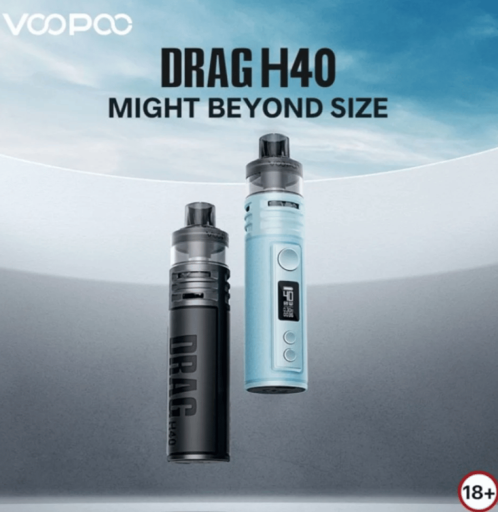 شيشة دراق اتش 40 من فوبو الصغيرة VooPoo Drag H40 - Image 1