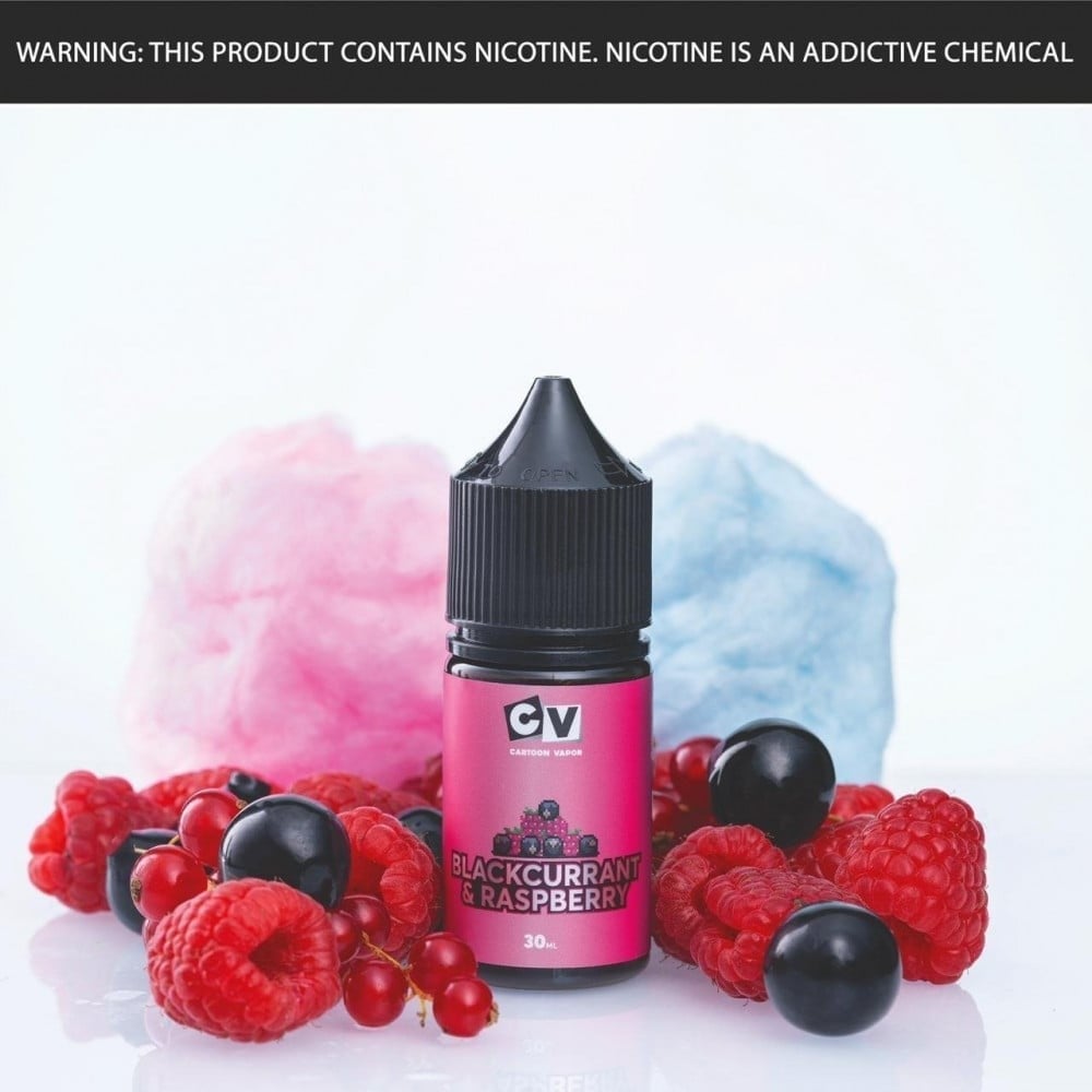نكهة سولت سي في كشمش اسود وتوت CV BLACKCURRANT &RASPBERRY - صورة 1