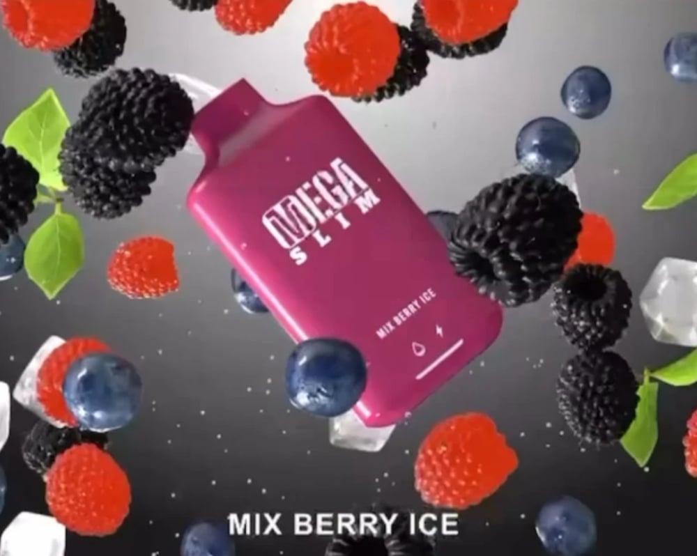 سحبة ميقا سليم 8000 موش Mega Slim 8000 Puffs - صورة 3