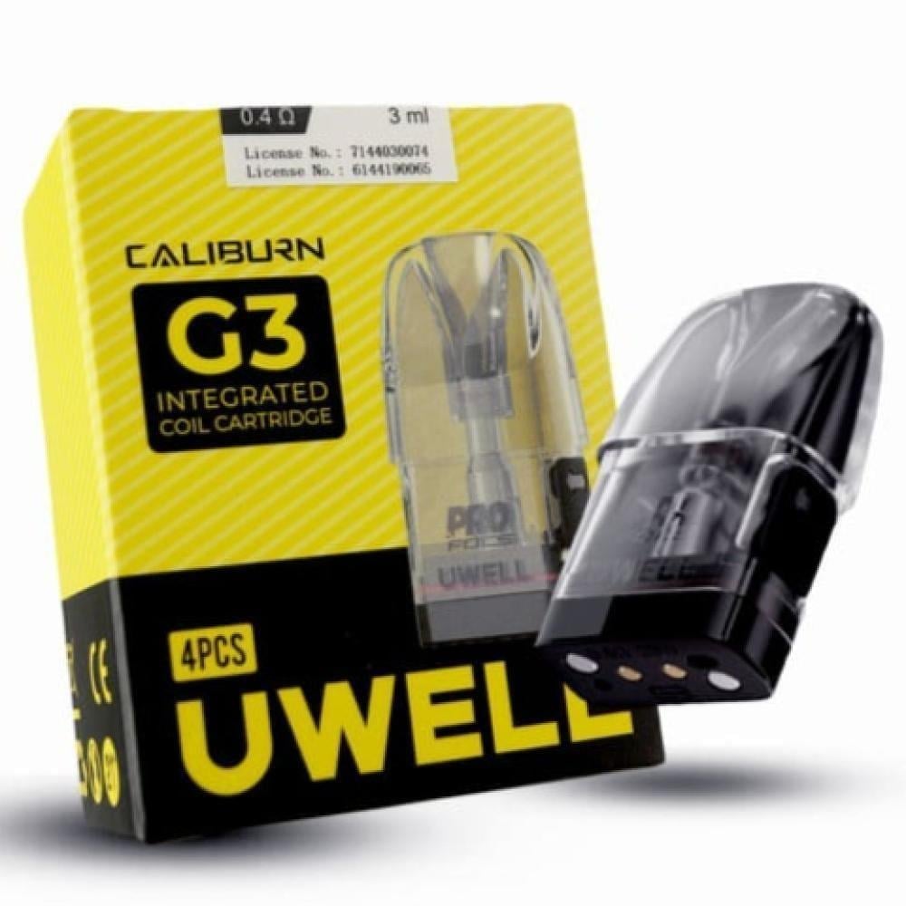 بودات كاليبرن جي ثري من يوويل مع كويل CALIBURN G3pod coil Cartridge UWELL - Image 2
