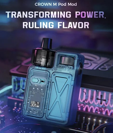 سحبة و شيشة كراون ام الجديدة Uwell Crown M Pod Mod - Image 1