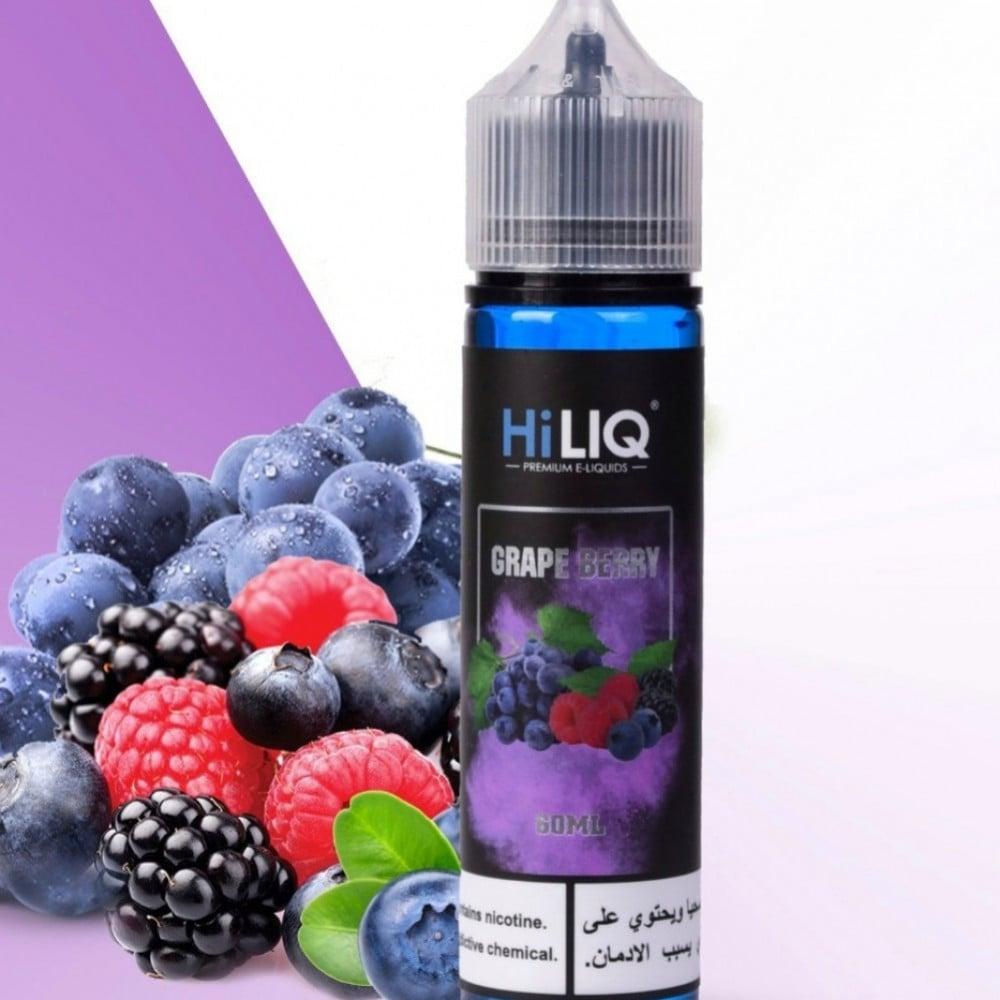 نكهة هاي ليك بطعم مكس عنب توت 60مل-HiLIQ GRAPE BERRY 60ML - صورة 1