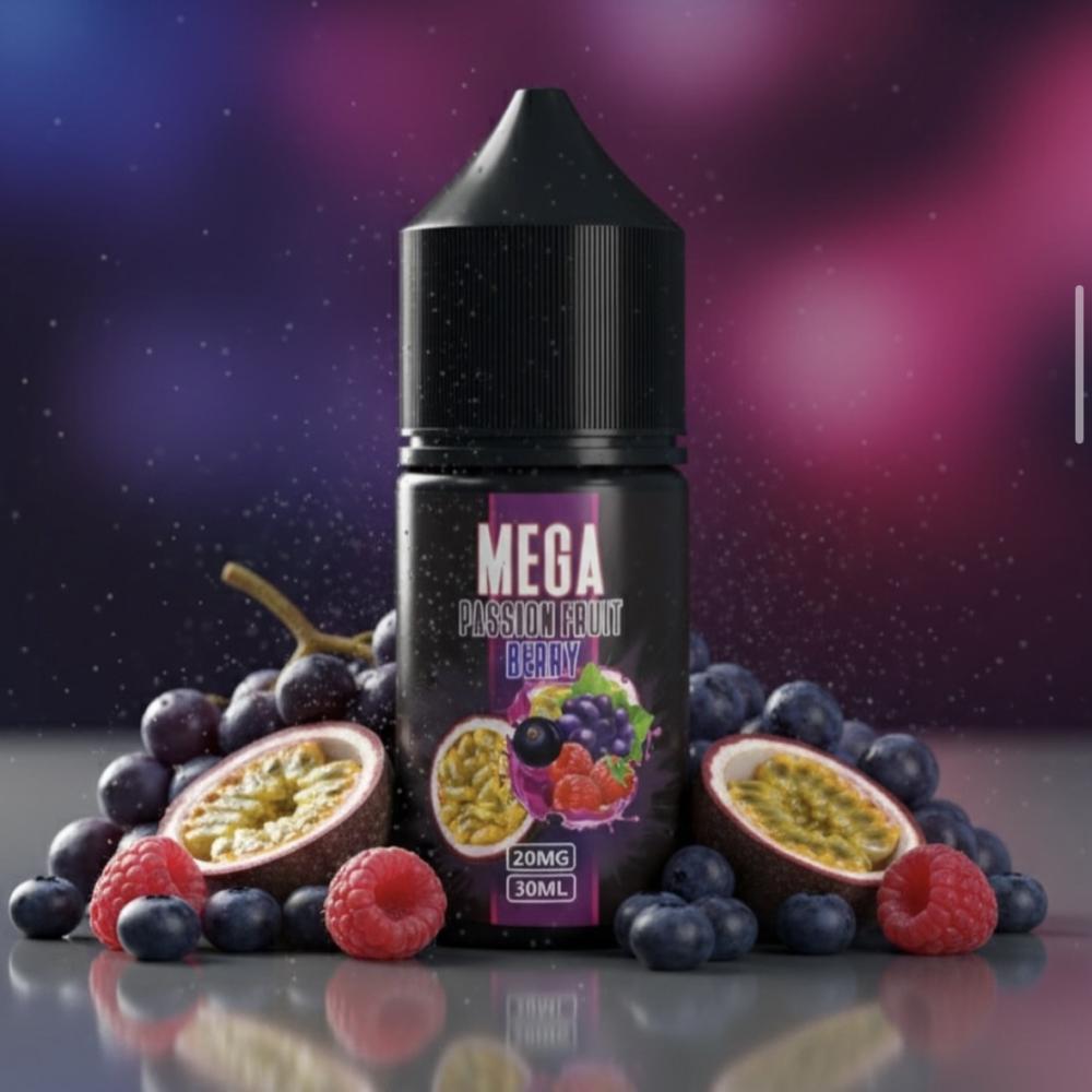 نكهة ميقا باشون فروت بيري Mega Passion Fruit Berry Salt - Image 4