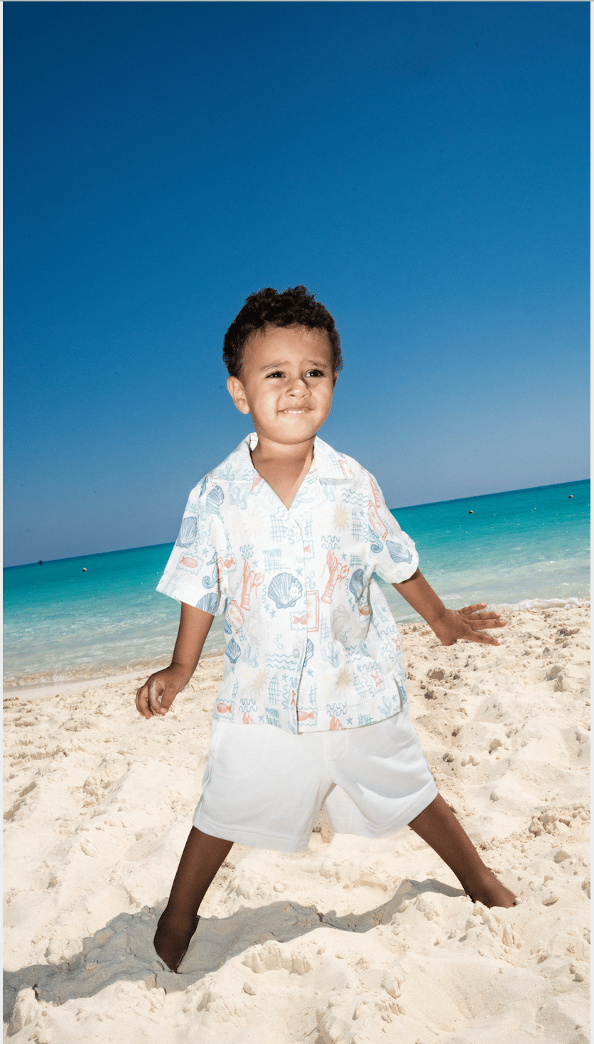 Boys Sea Creatures Chemise - Image 1
