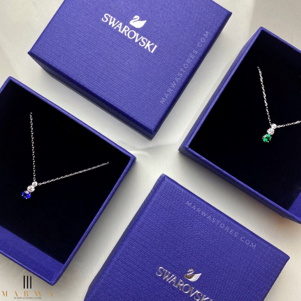 عقد بقلادة خضراء | Swarovski - صورة 3