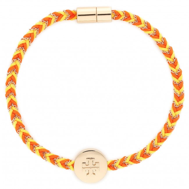 سوار بلون ذهبي/ برتقالي/ أصفر | Tory Burch - صورة 1