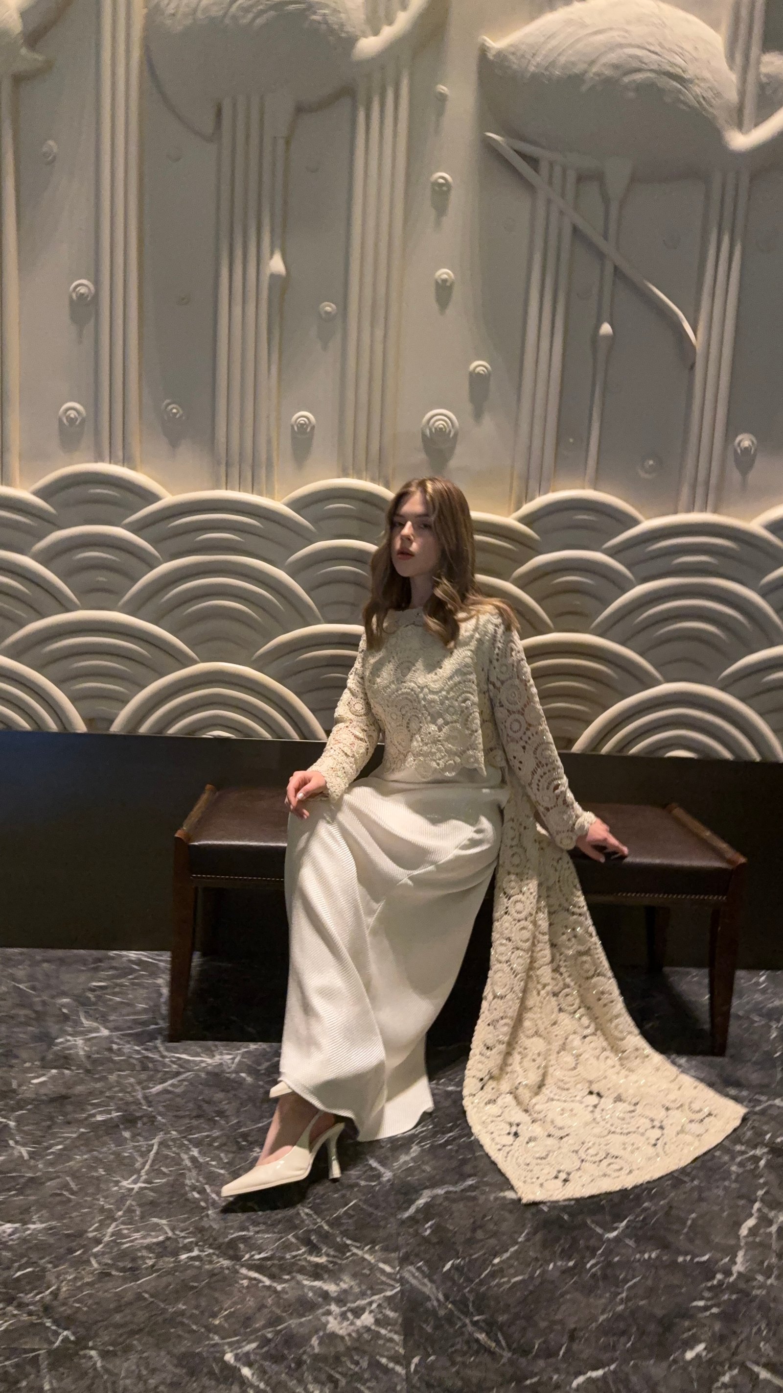 Celeste Crochet Kaftan - Image 3