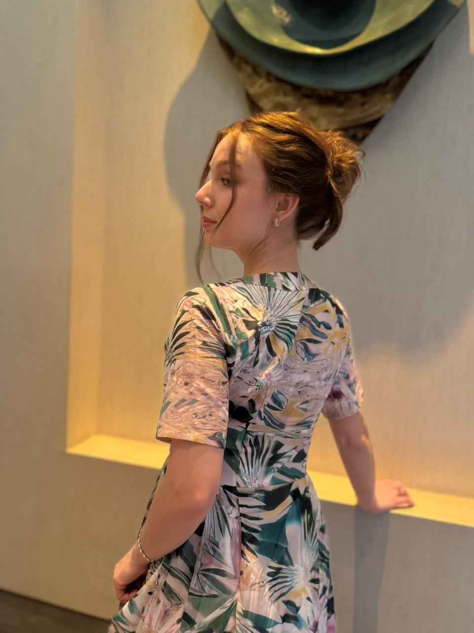 Soft Hues Floral Maxi Dress - Image 2