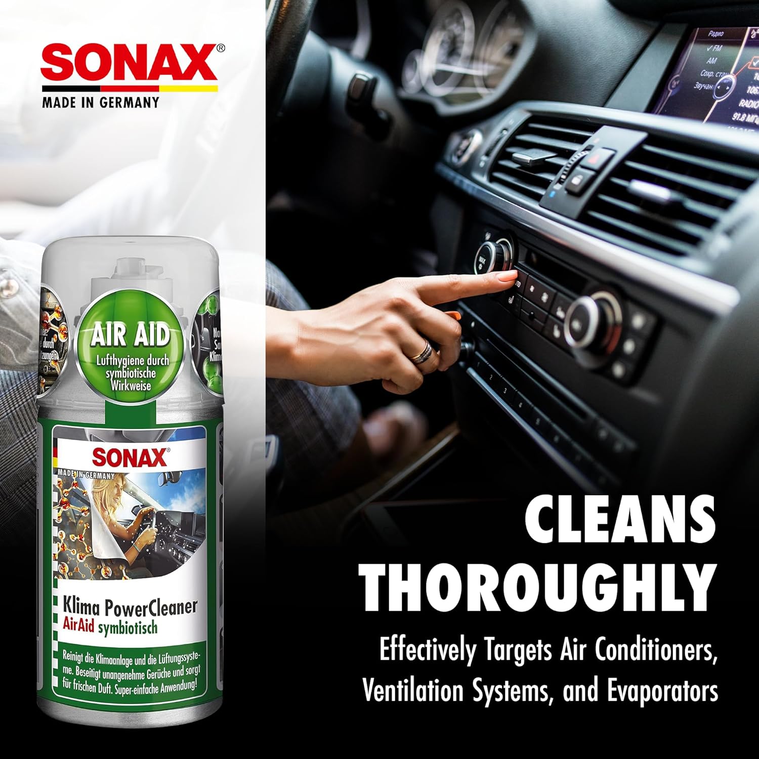 SONAX | منظف ومعقم دائرة التكييف  - Image 5