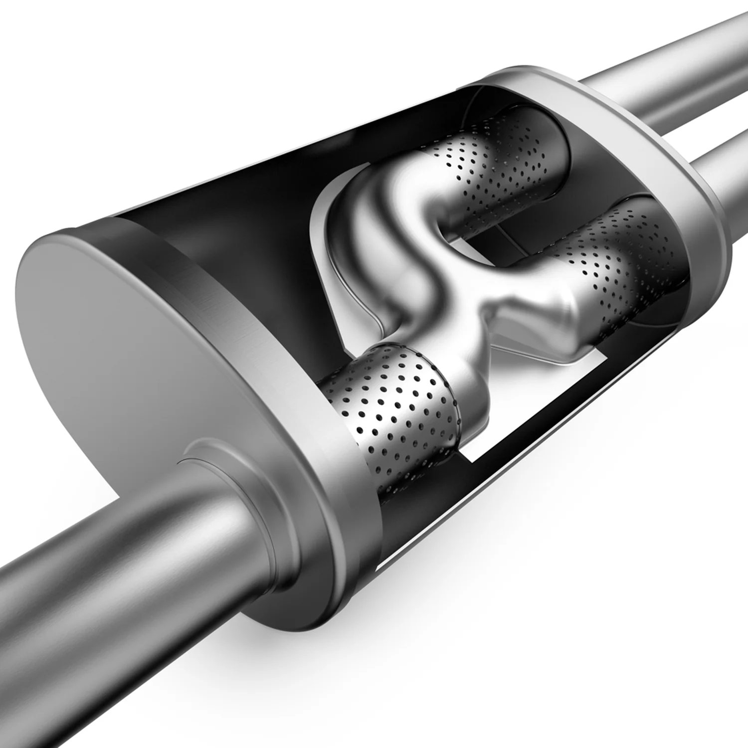 MagnaFlow | دبة صوت مدخل طرف / مخرجين - اداء رياضي  - صورة 2