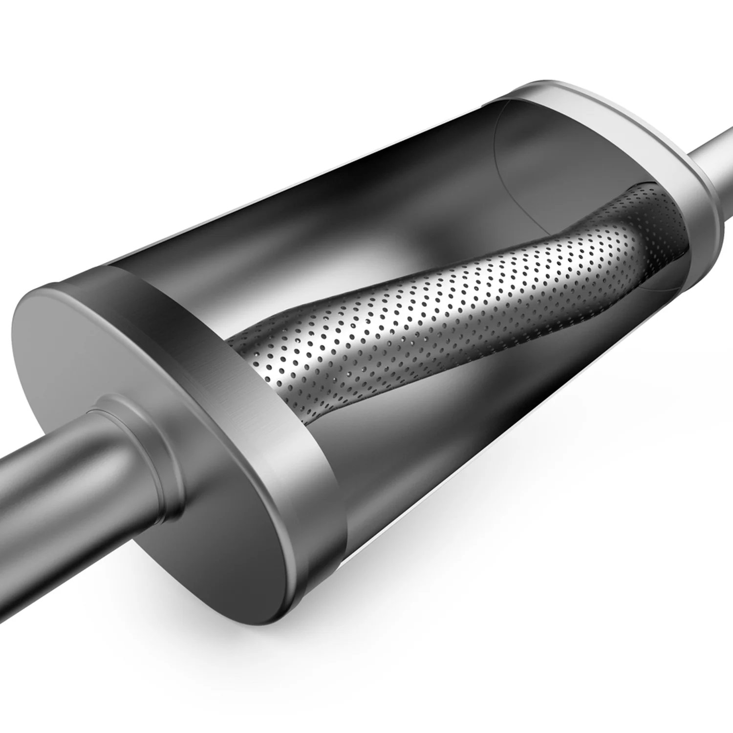 MagnaFlow | دبة صوت مدخل وسط مخرج طرف - اداء رياضي  - صورة 3
