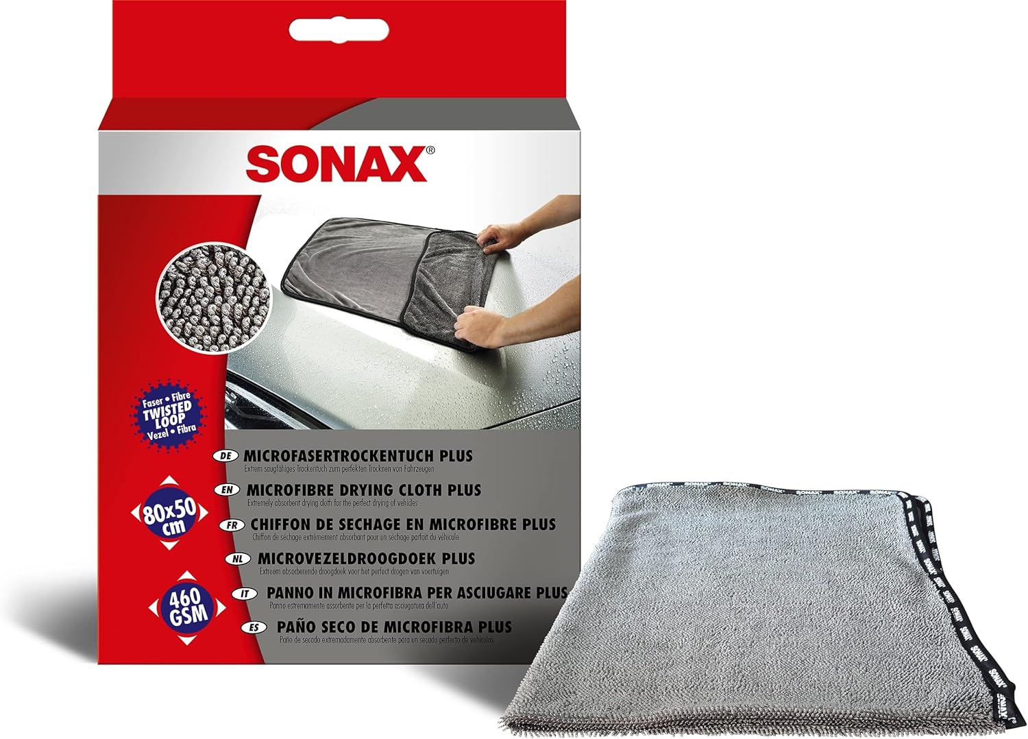 SONAX | مايكروفايبر سحب عالي الامتصاص - متوسطة الحجم  - صورة 1