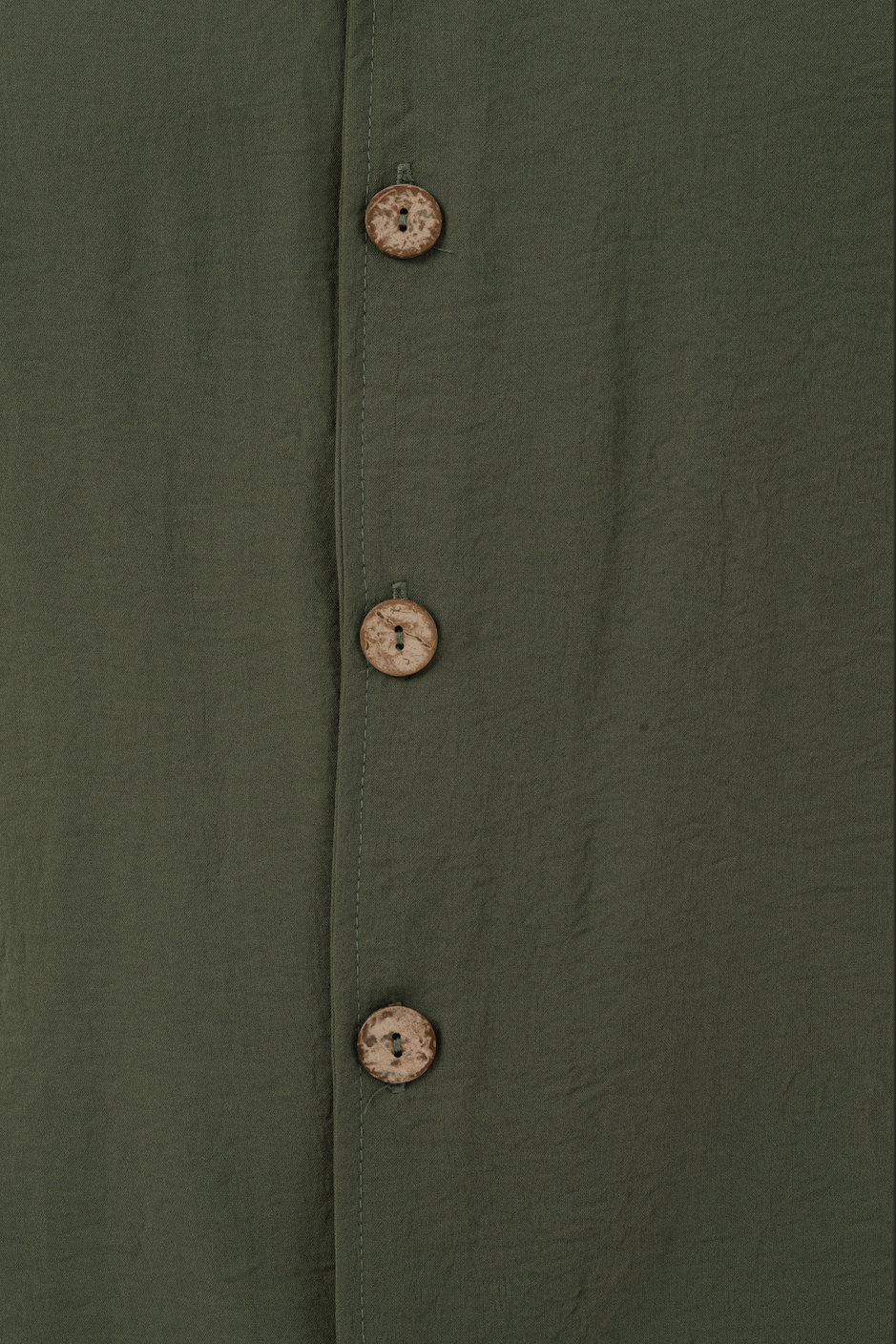Dark green shirt linen - Image 4