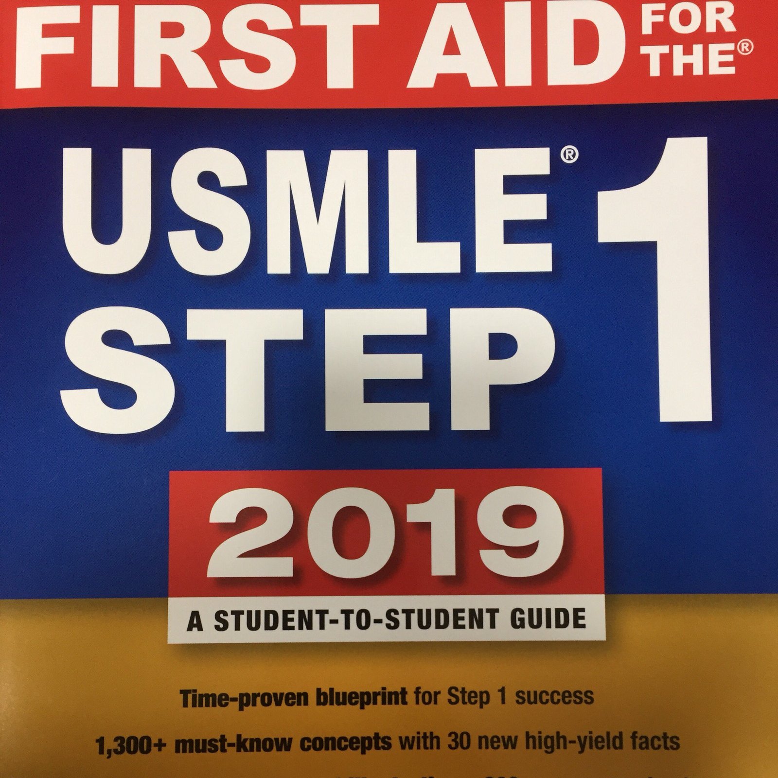 first aid for the usmle step 1. 2019 - صورة 1