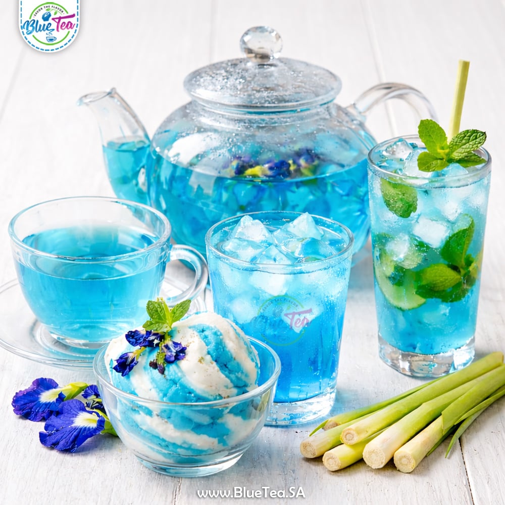 Blue Tea with Lemongrass (50 grams) - Image 2