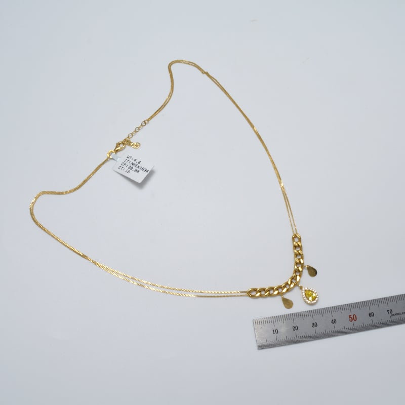 عقد فيجارو ذهب 18 - صورة 2