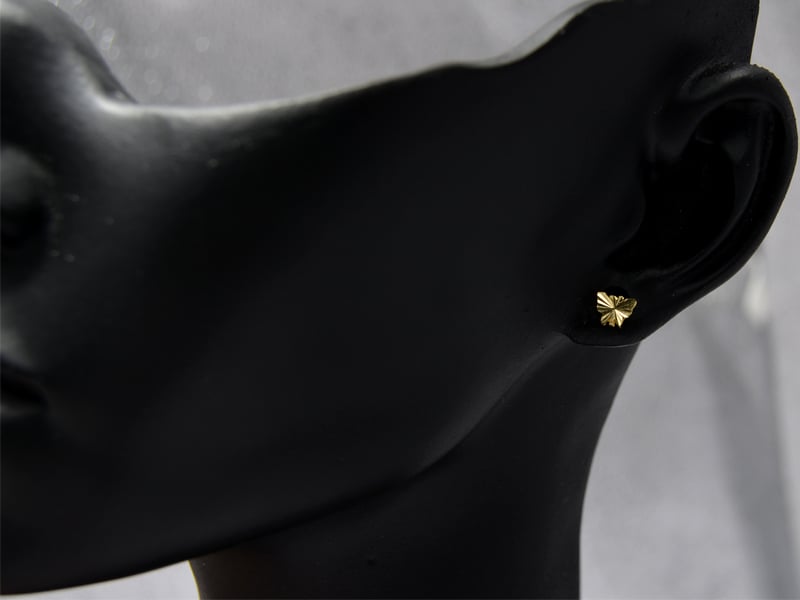 حلق ذهب 18 - صورة 3