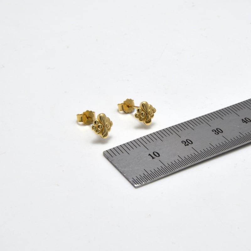 حلق ايطالي ذهب 18 - صورة 2