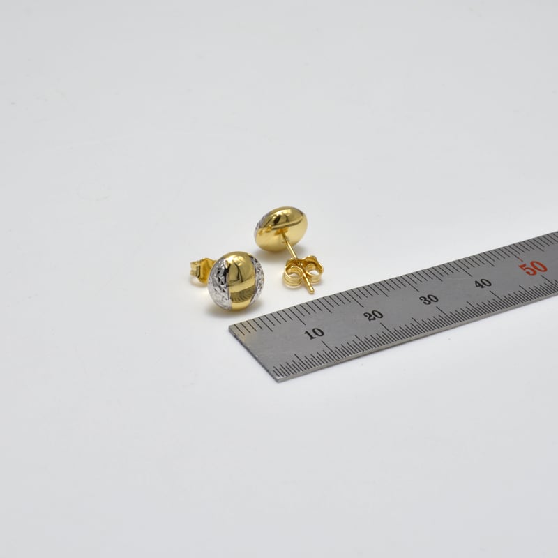 حلق ذهب 18 - صورة 2