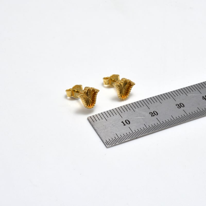 حلق ذهب 18 - صورة 2