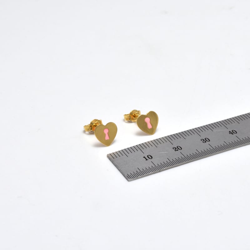 حلق ذهب 18 - صورة 2